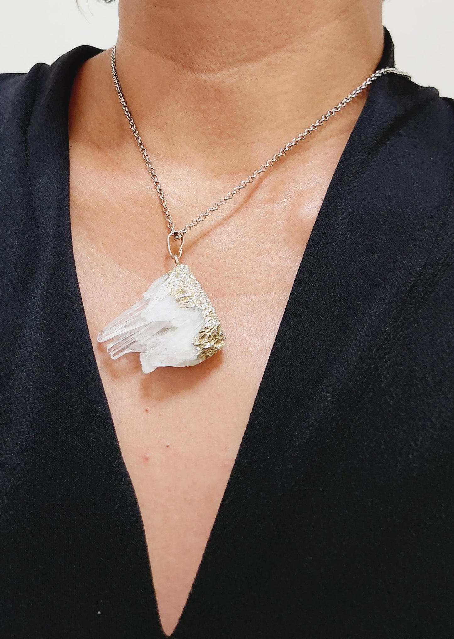 Quartz necklace