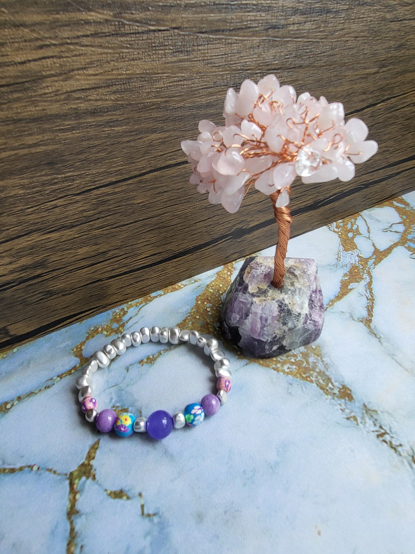Sakura Amethyst Bracelet