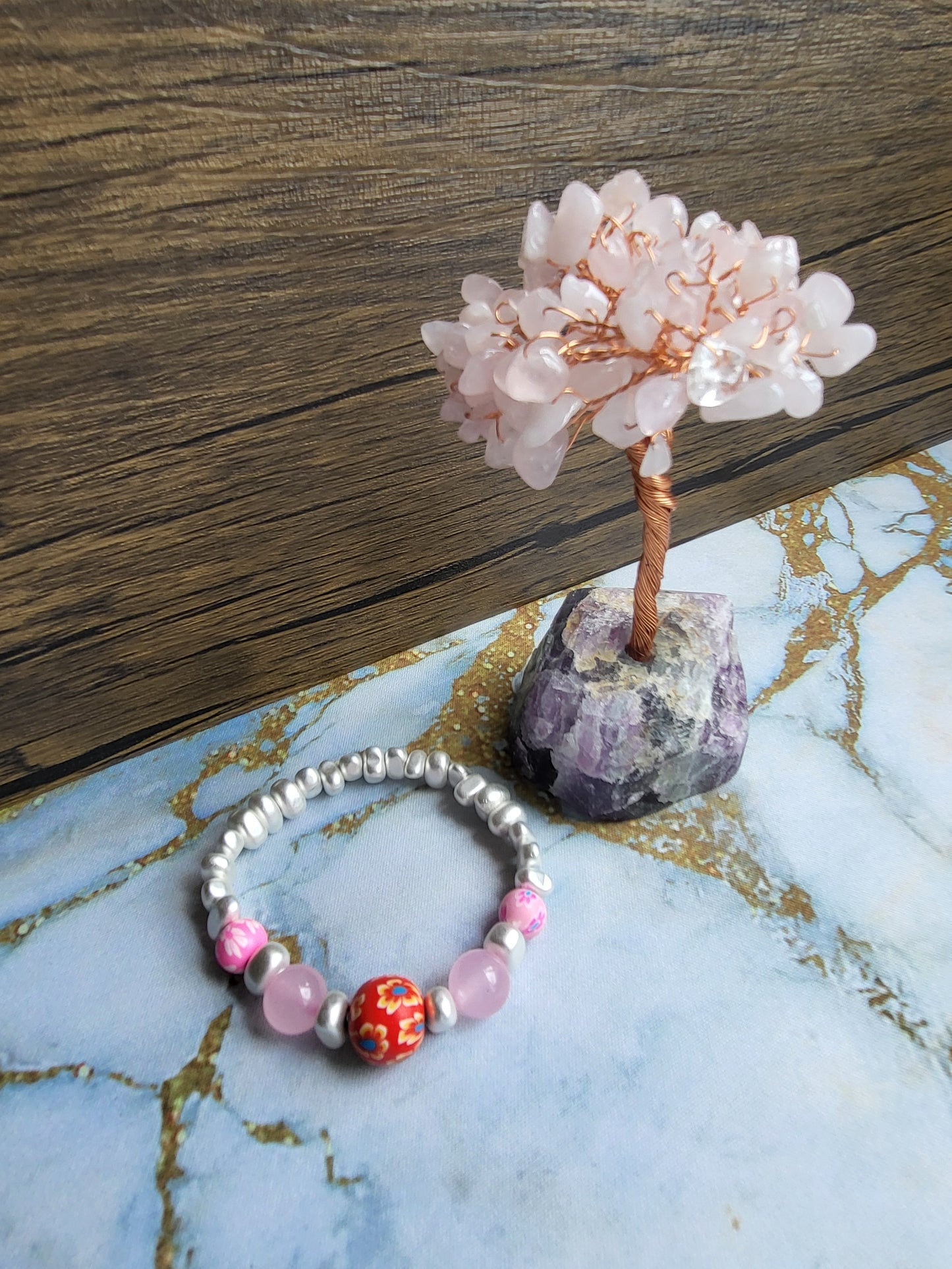 Sakura Rose Quartz Bracelet