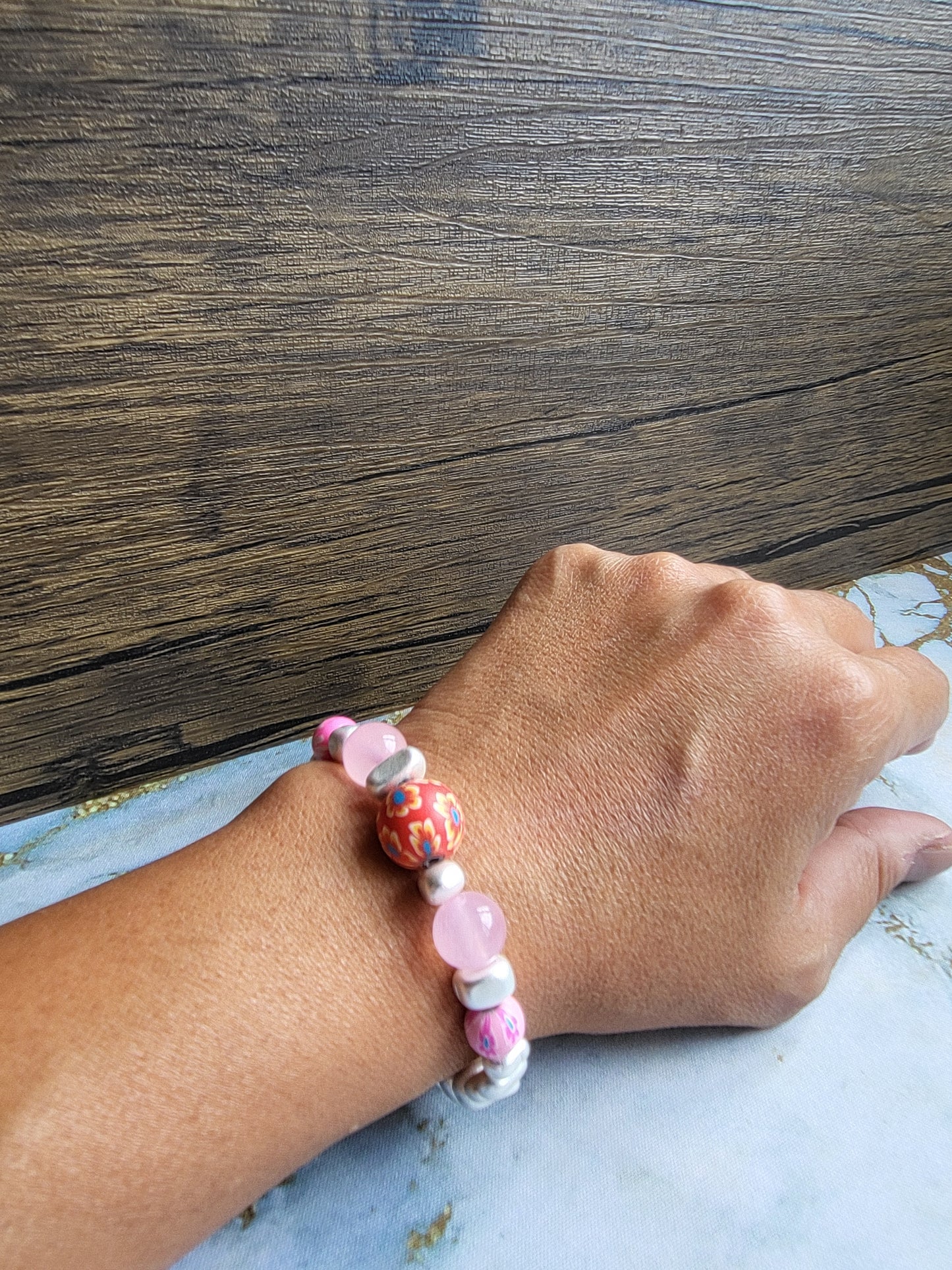 Sakura Rose Quartz Bracelet