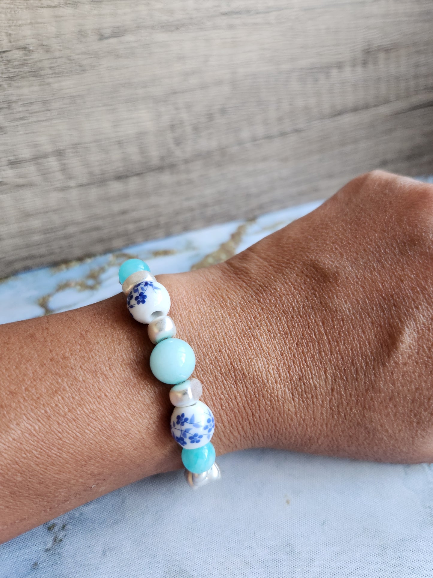 Tang Porcelain Amazonite Bracelet