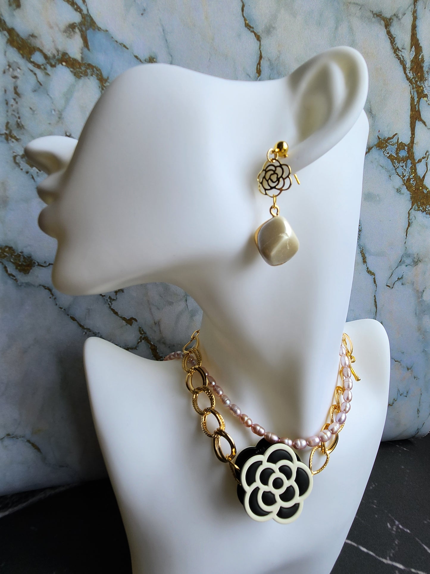 Love, Camellia Necklace