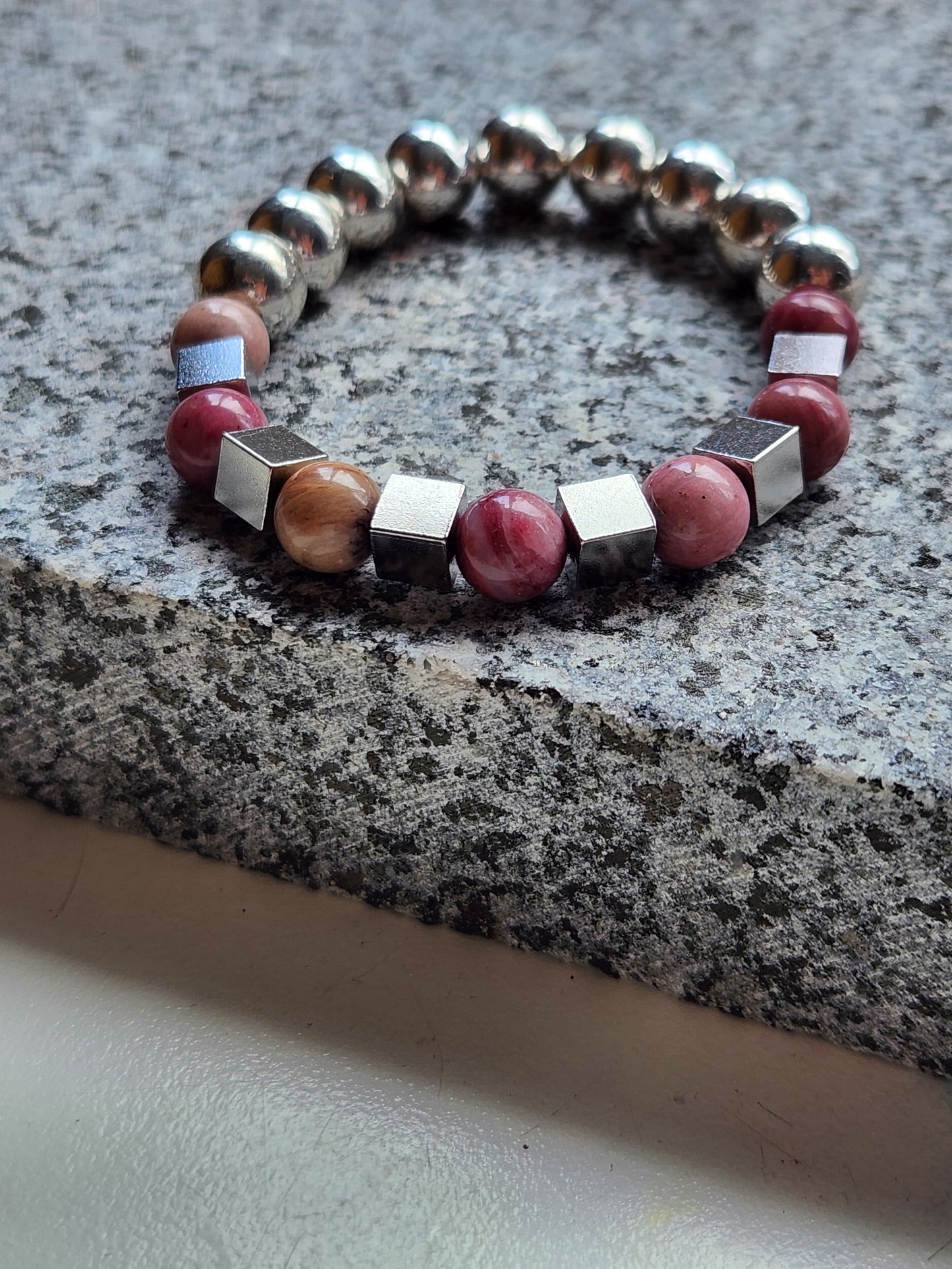 Strength Rhodochrosite Bracelet