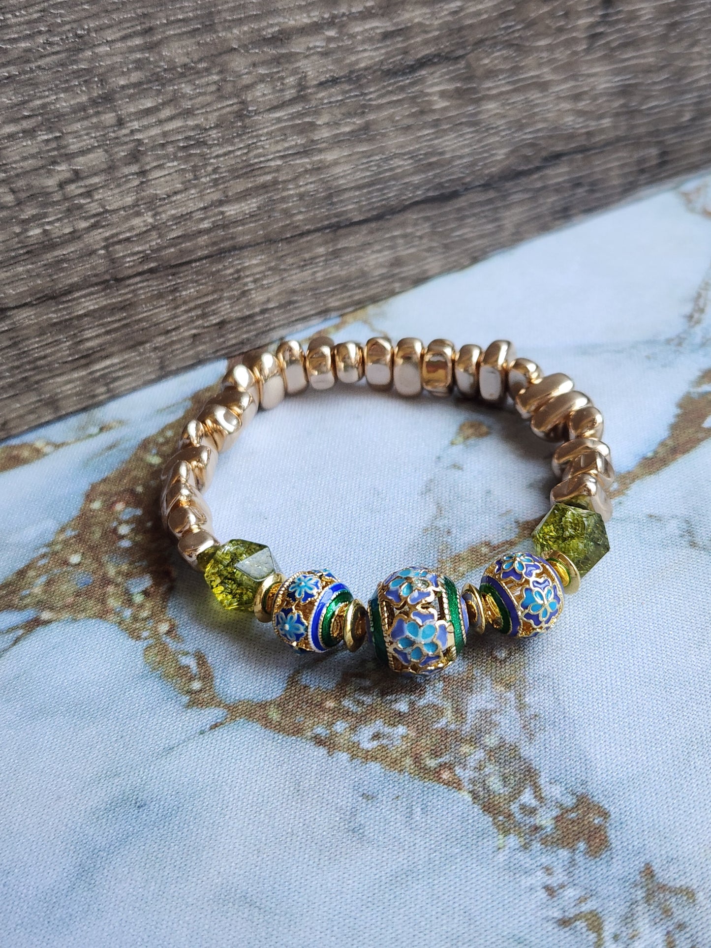 Anak Peranakan Peridot Bracelet