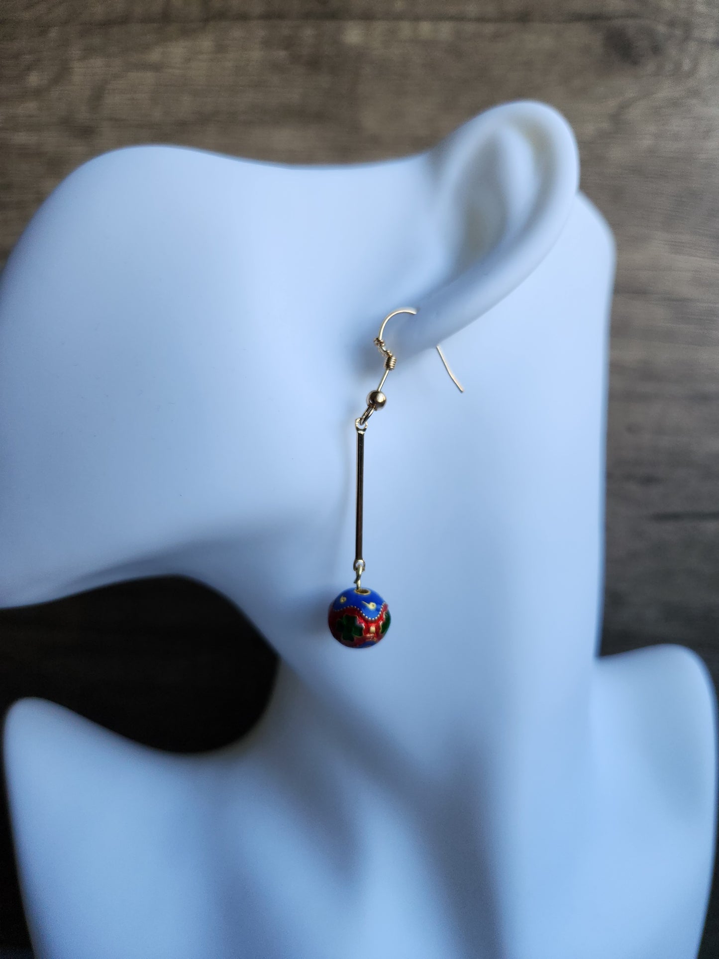Anak Peranakan Cloisonné Earrings