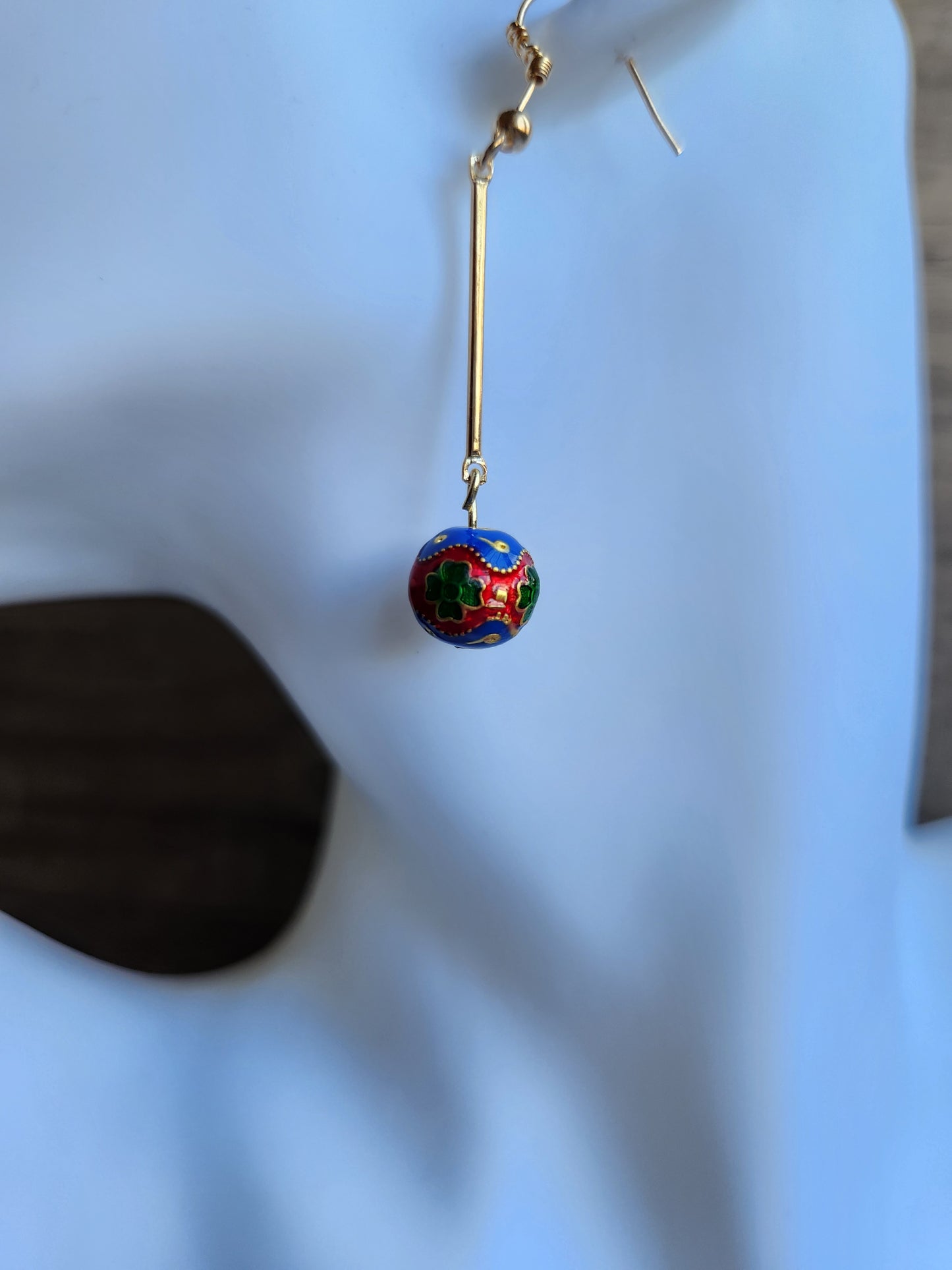 Anak Peranakan Cloisonné Earrings