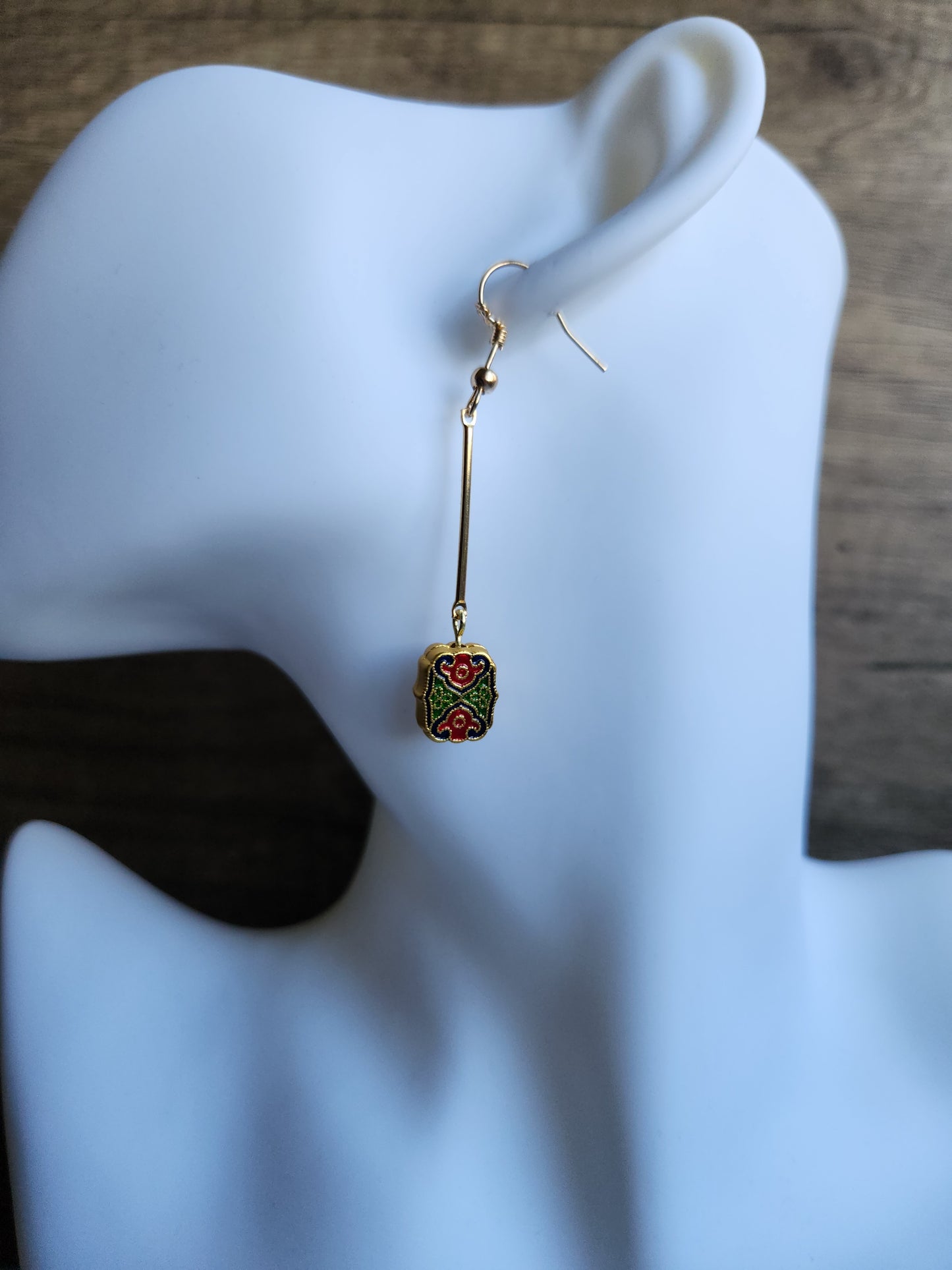 Anak Peranakan Tile Earrings