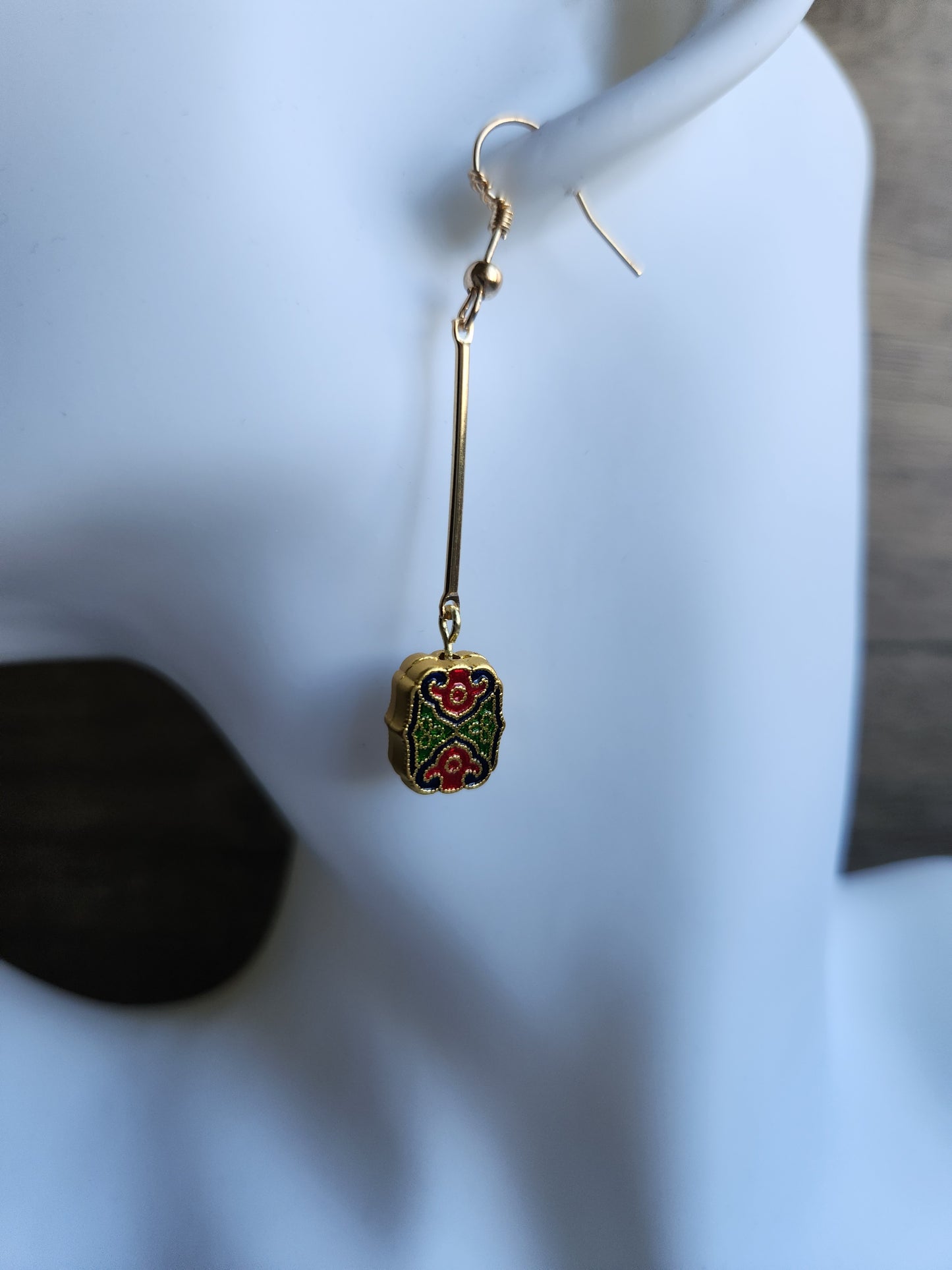 Anak Peranakan Tile Earrings