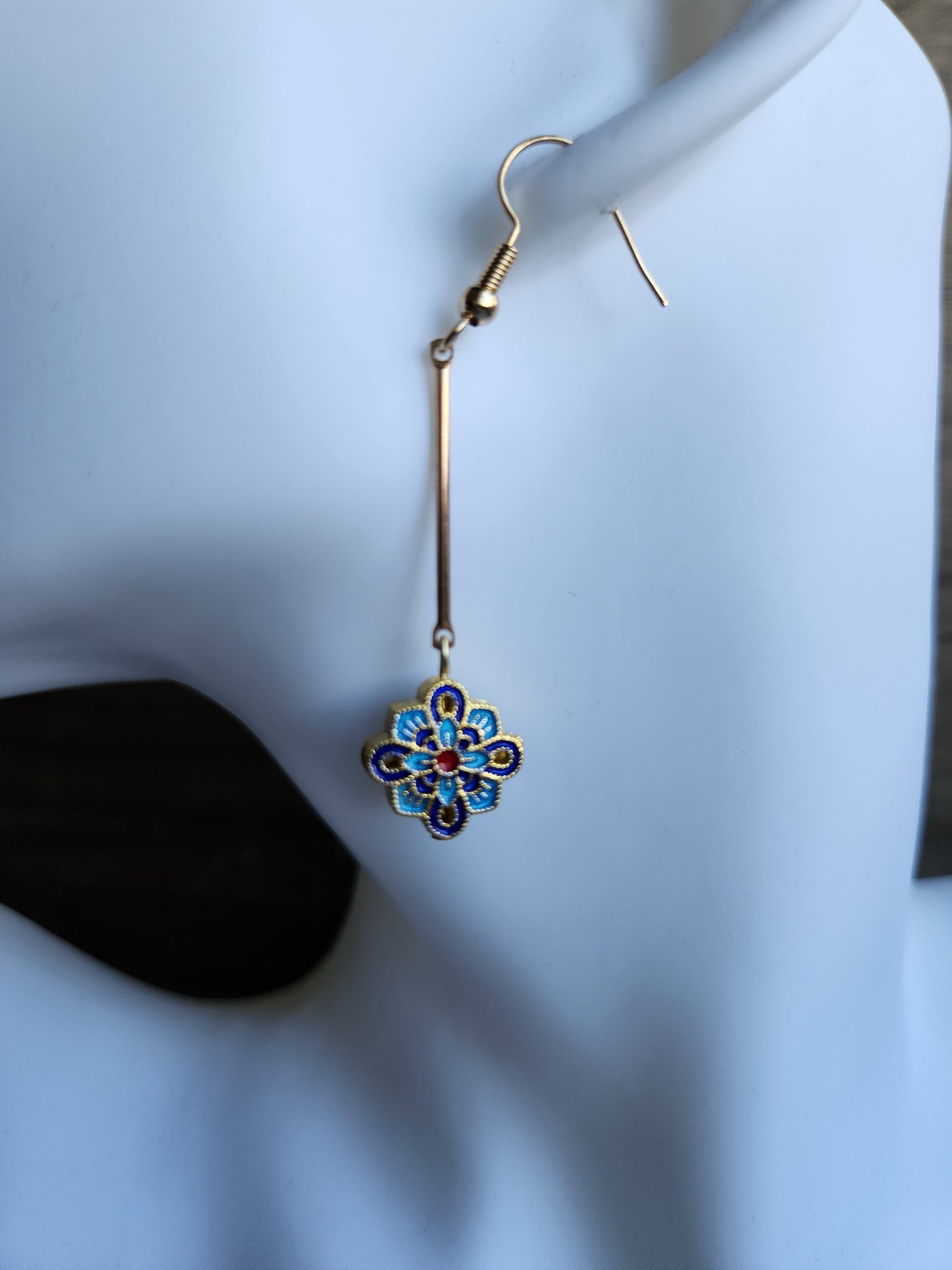 Anak Peranakan Flower Earrings