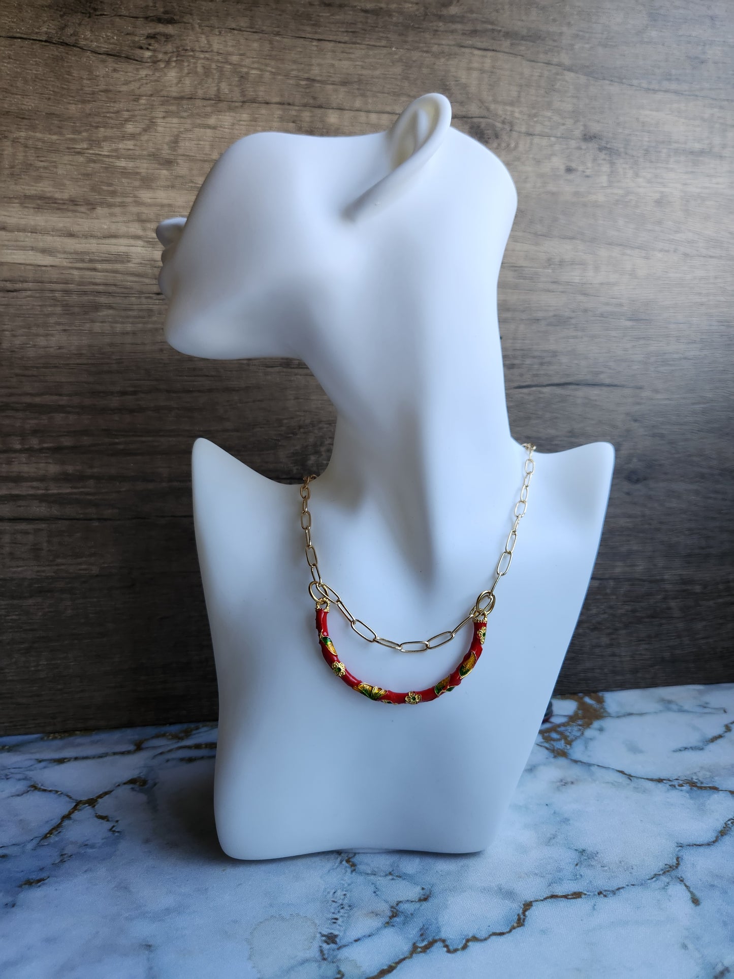 Anak Peranakan Tube Necklace