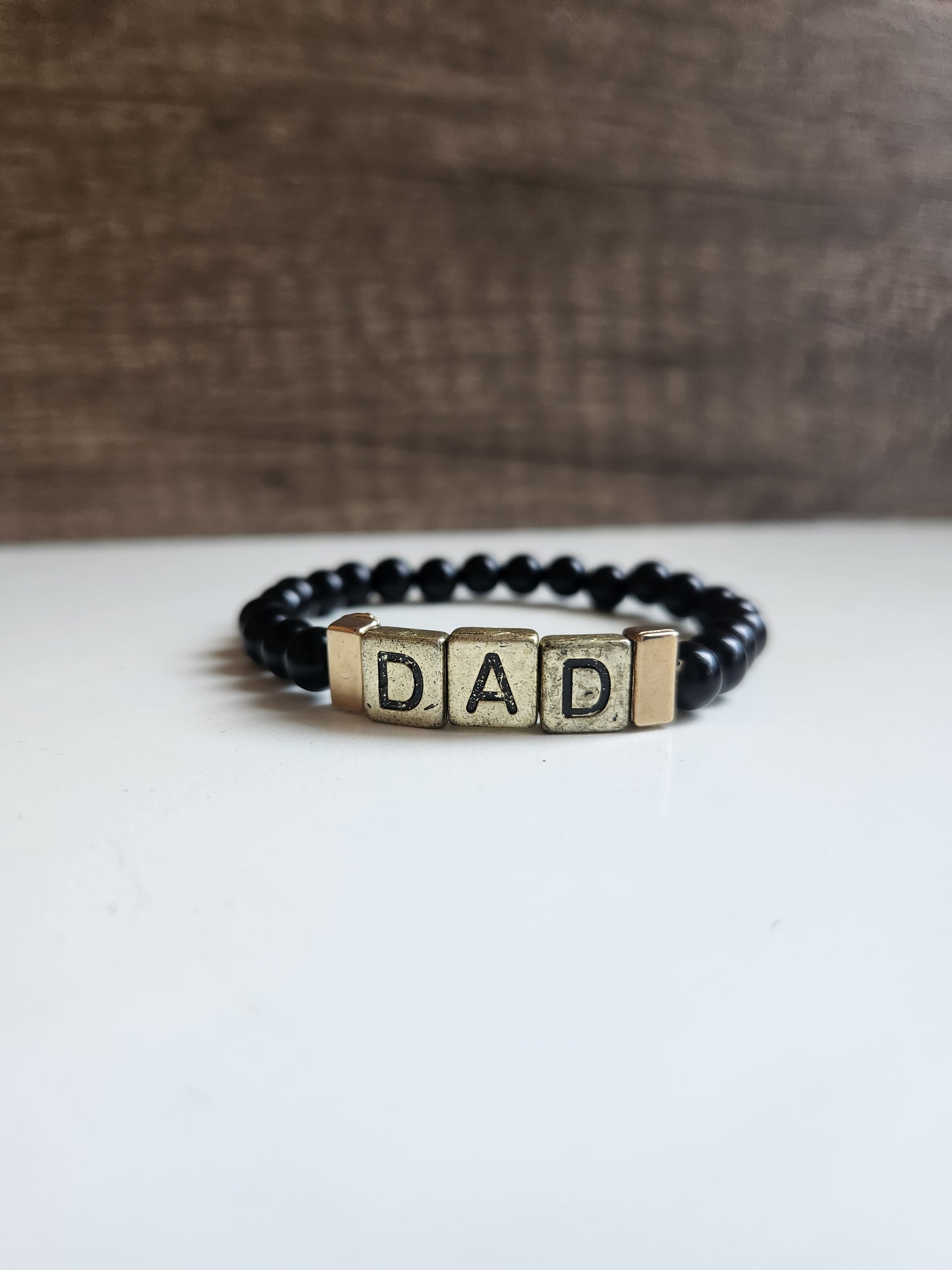 Dad Gemstone Bracelet (Customizable)