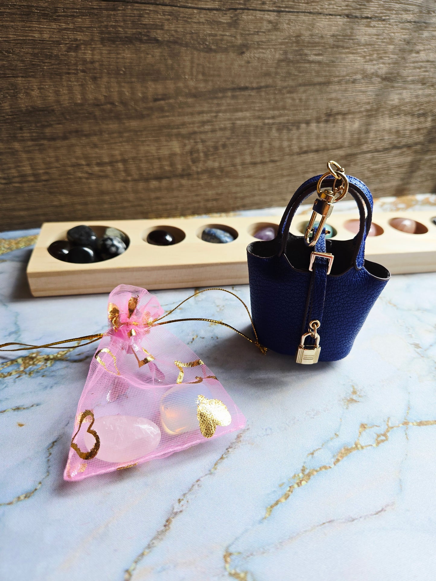 Bag Charm Crystal Amulet