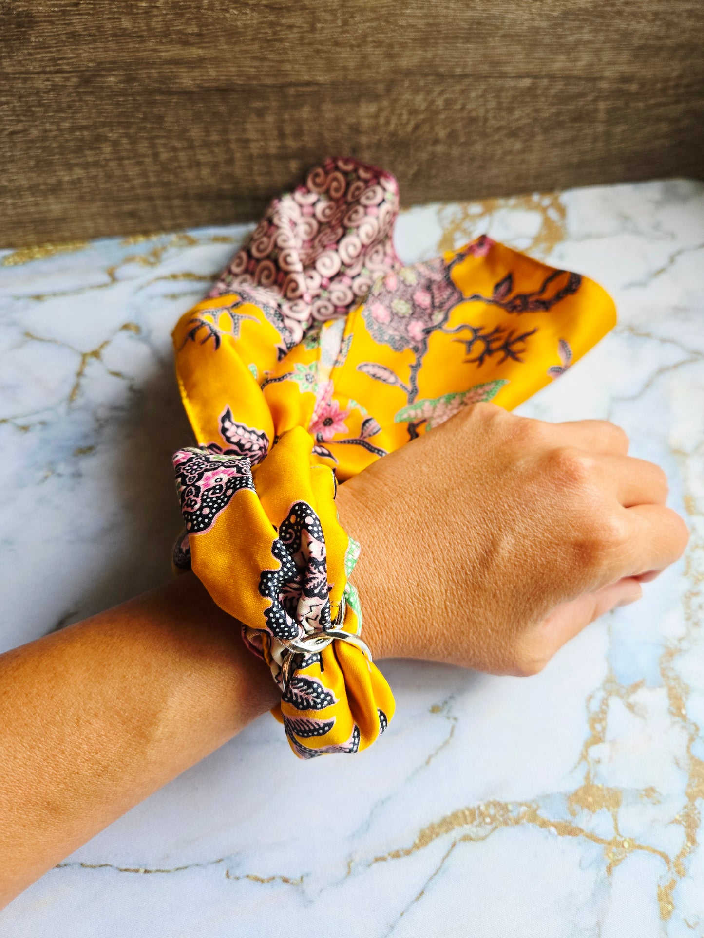 Anak Batik Yellow Scarf Bangle