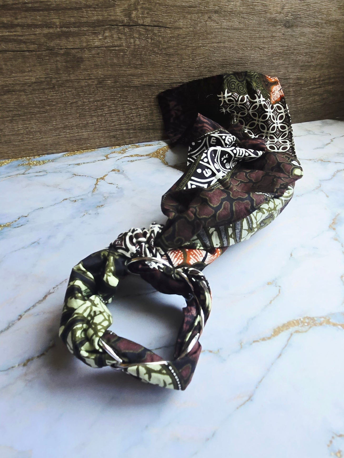 Anak Batik Black Scarf Bangle