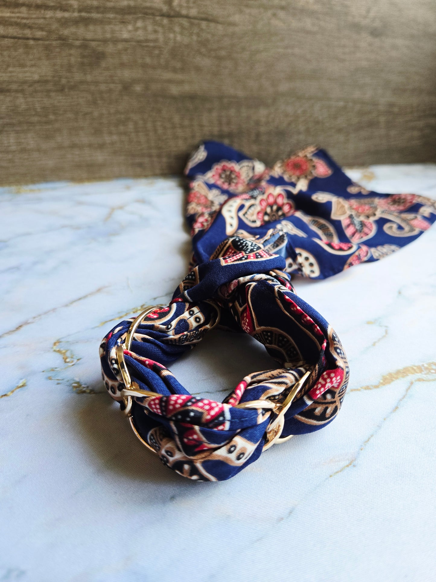 Anak Batik Blue Scarf Bangle