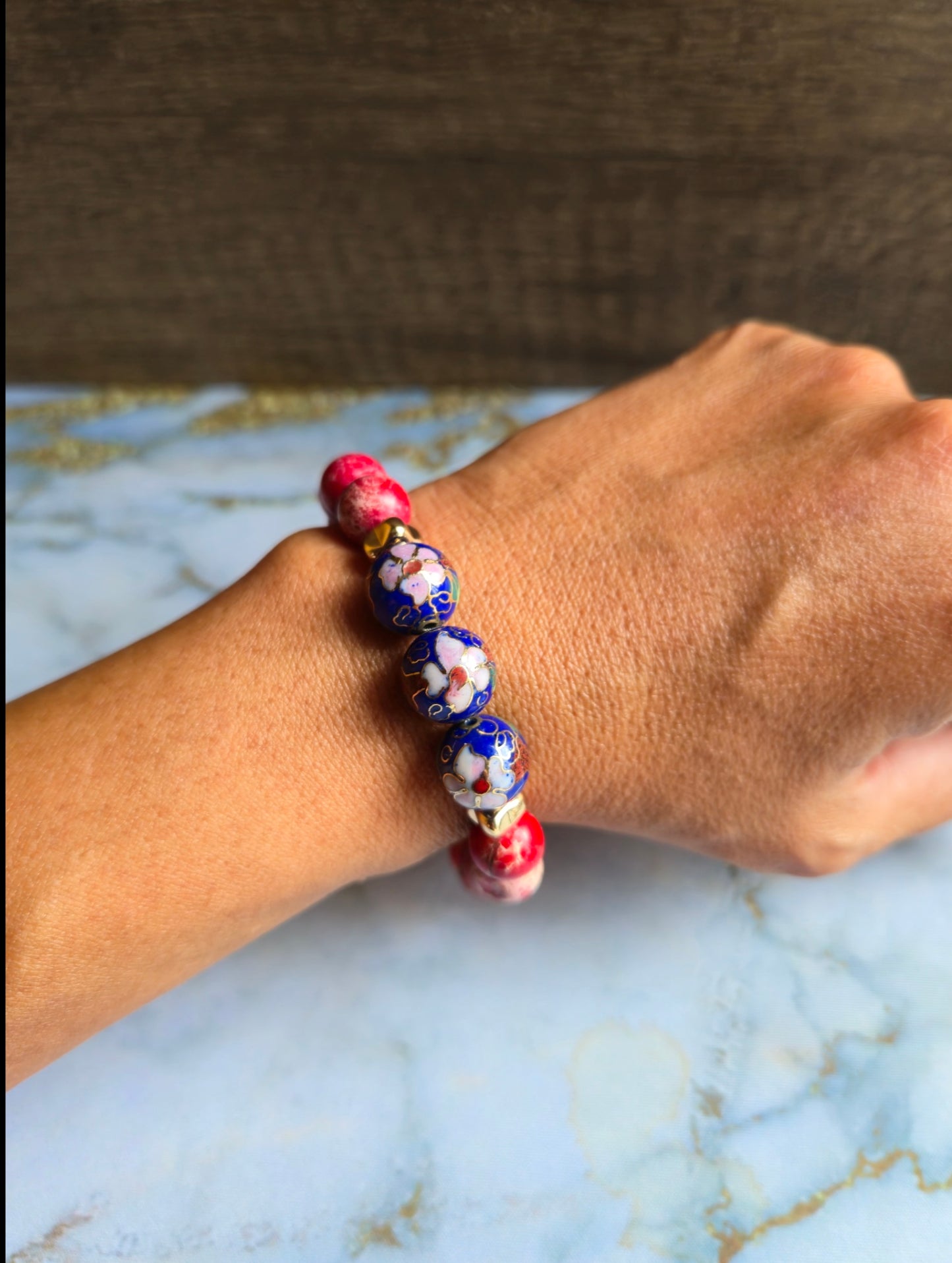 Anak Peranakan Red Jasper Bracelet