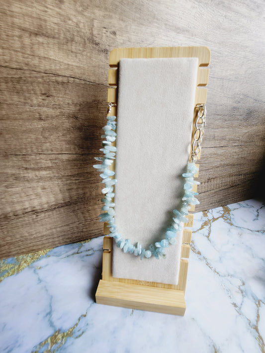 Release- Aquamarine Necklace