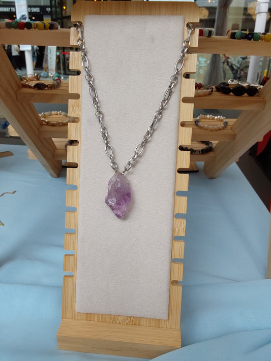 Chunky Amethyst necklace