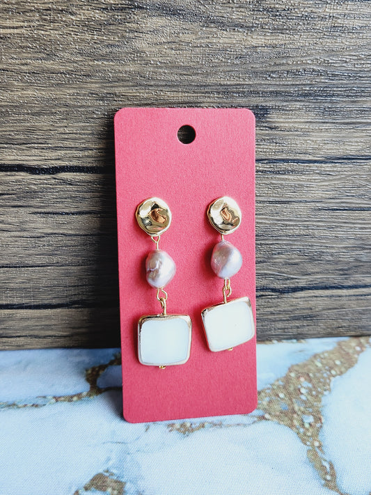 Pearl earrings