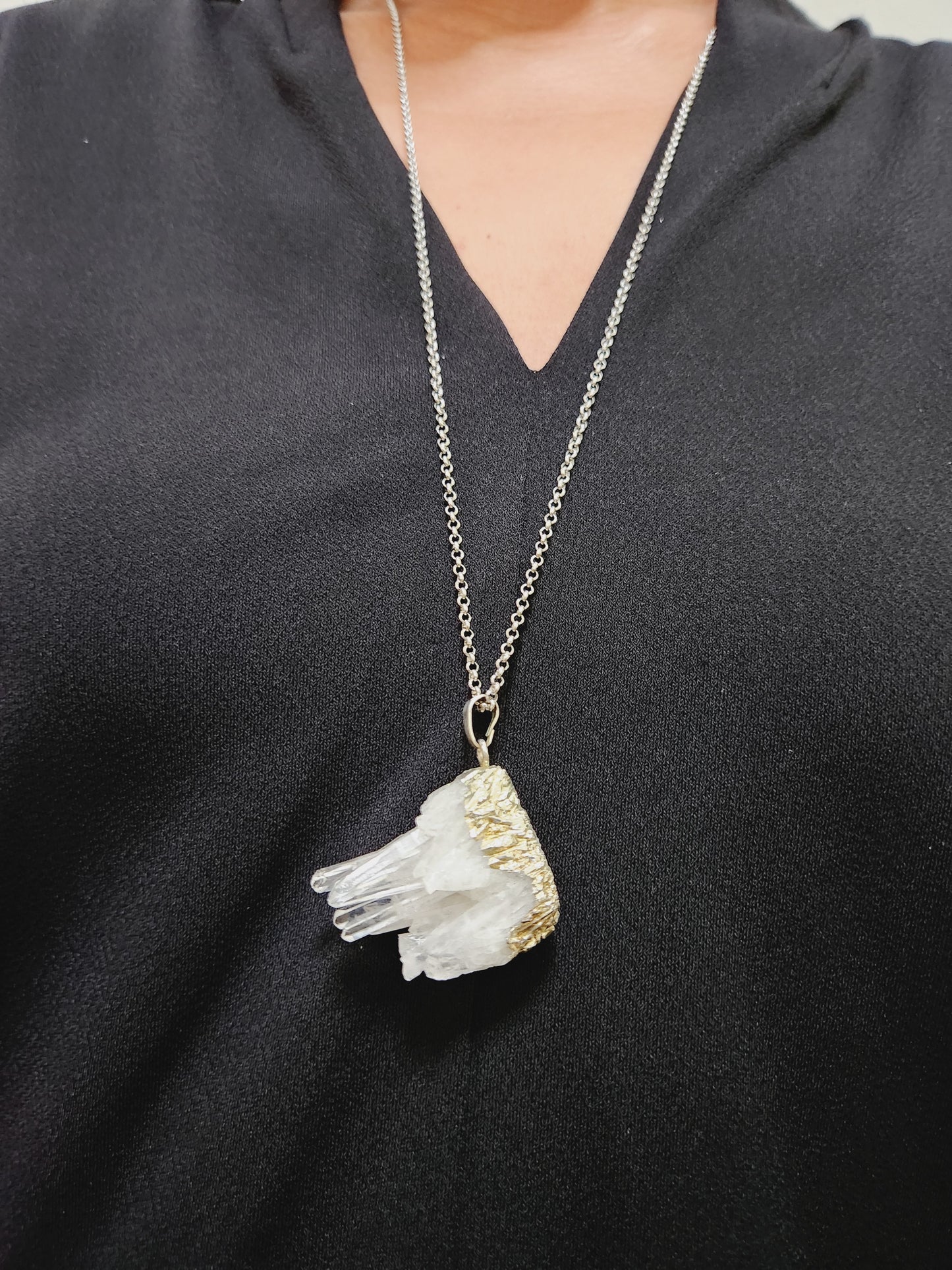 Quartz necklace
