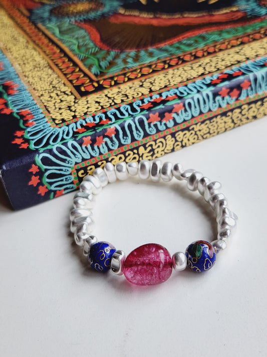 Peranakan Red Tourmaline bracelet