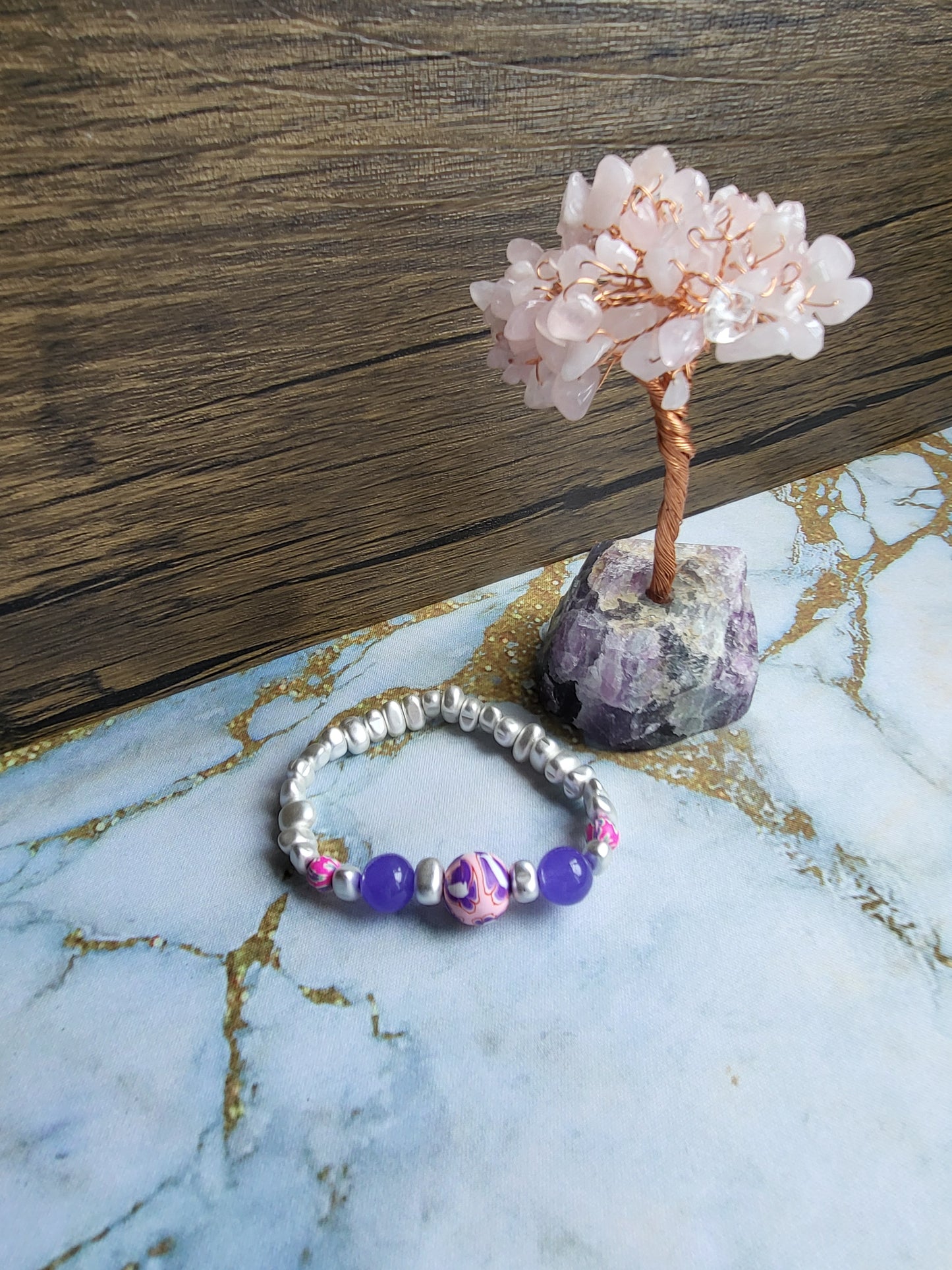 Sakura Amethyst Bracelet