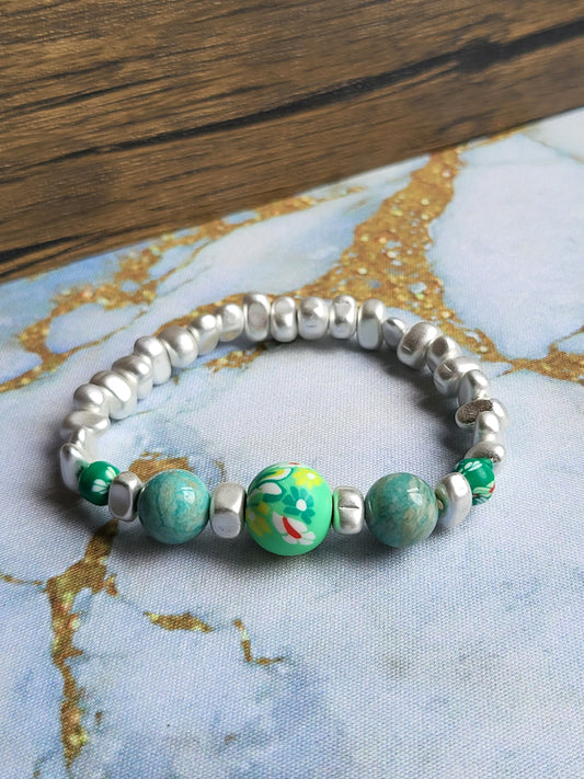 Sakura Amazonite Bracelet