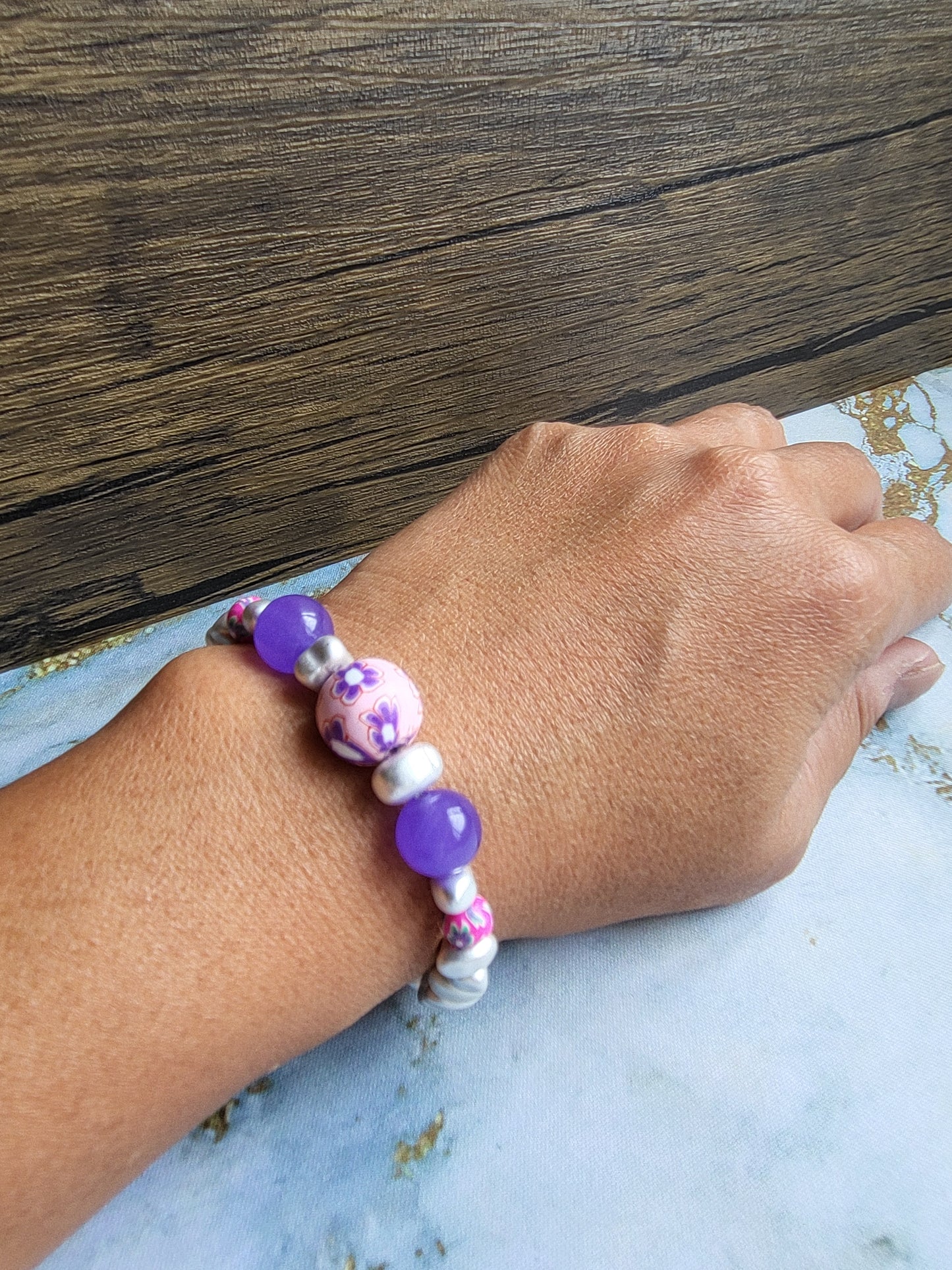 Sakura Amethyst Bracelet