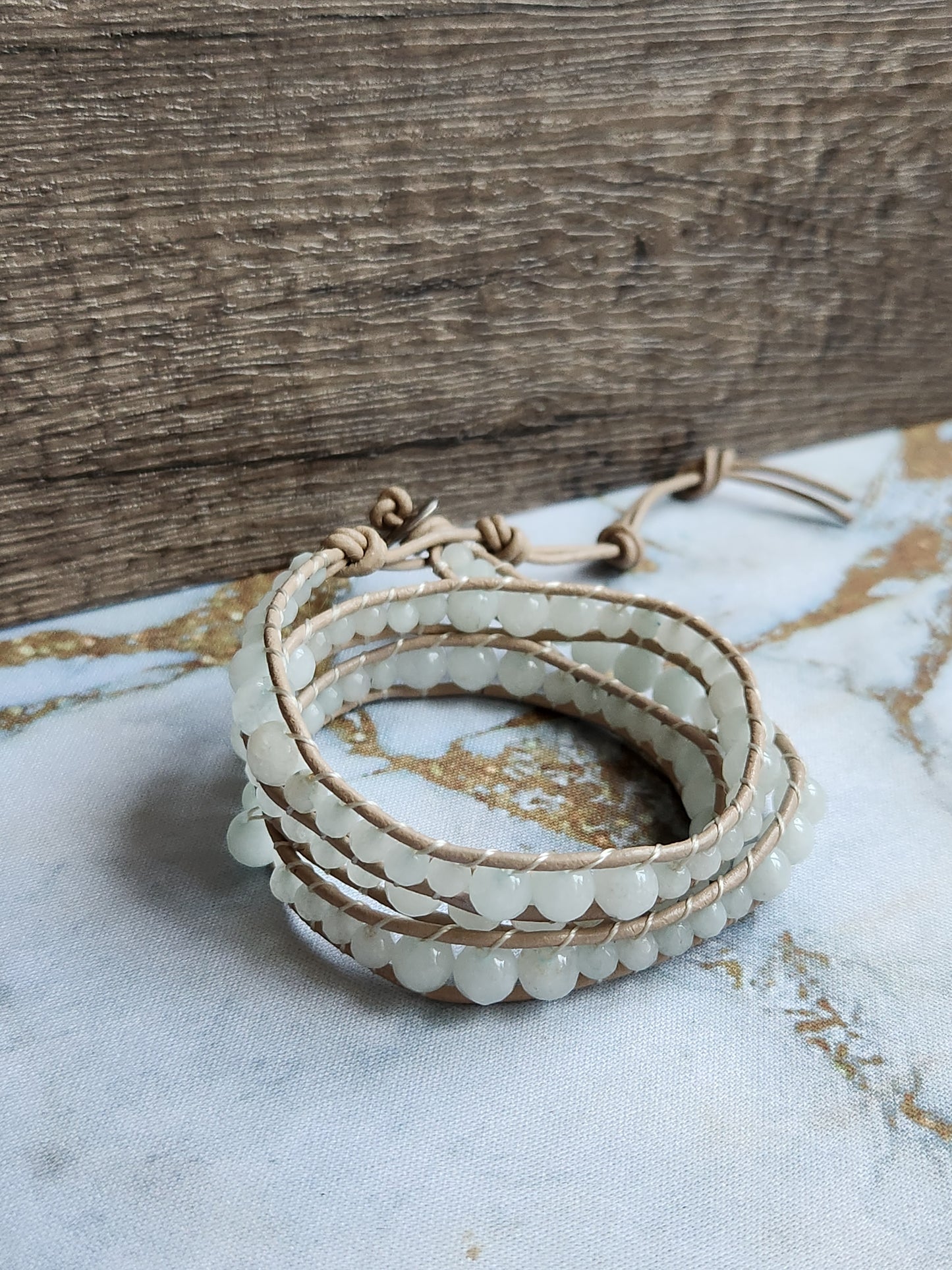 Sky Bohemian Leather Wrap Bracelet