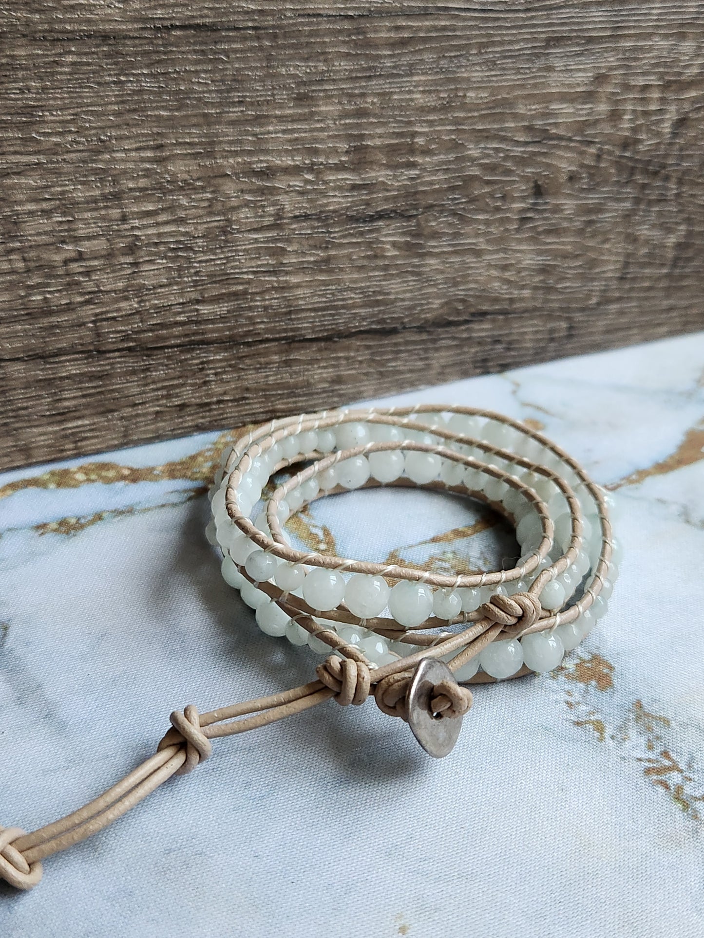 Sky Bohemian Leather Wrap Bracelet