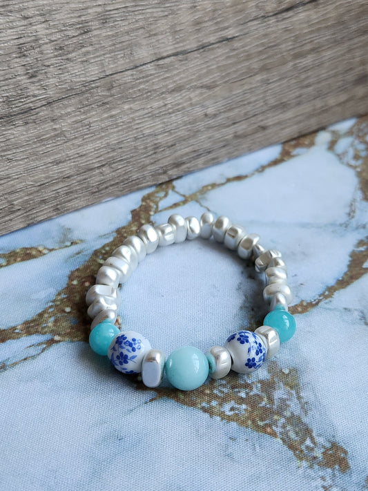 Tang Porcelain Amazonite Bracelet