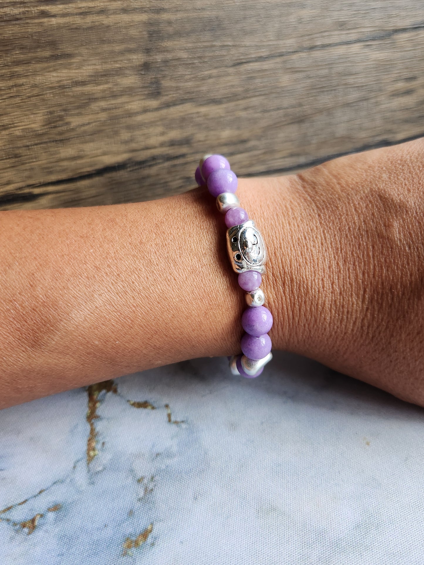 Dog Amethyst Bracelet