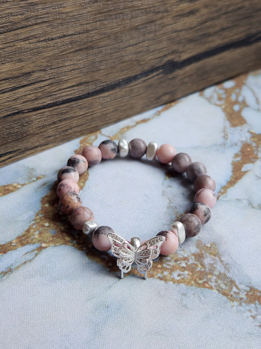 Ethereal Rhodochrosite Bracelet