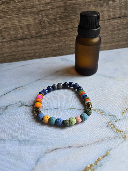 You are Beautiful -Sodalite Diffuser Bracelet