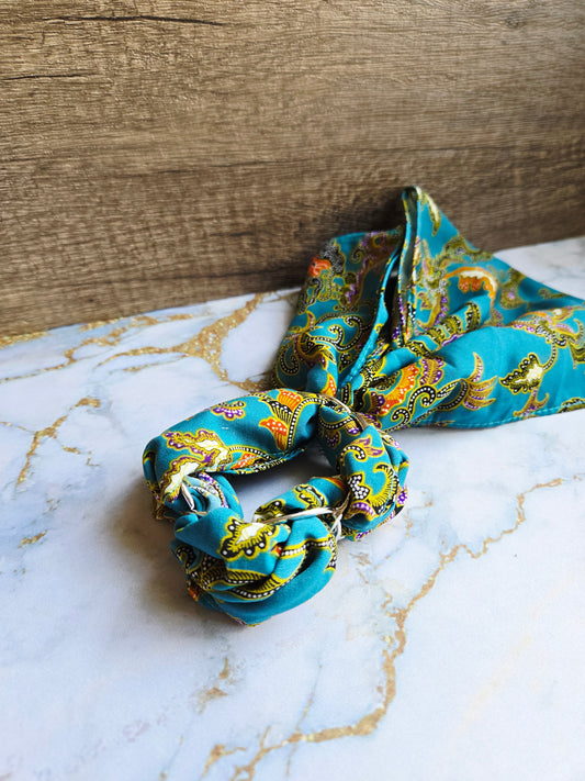 Anak Batik Turquoise Scarf Bangle