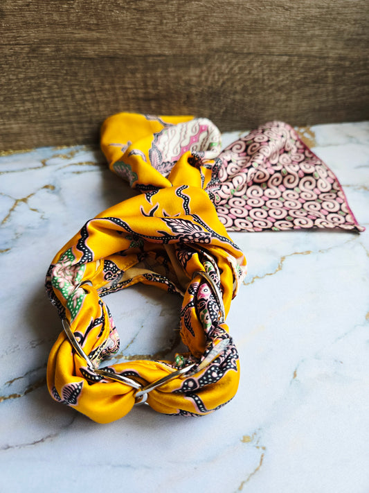 Anak Batik Yellow Scarf Bangle