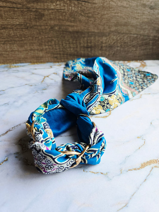 Anak Batik Light Blue Scarf Bangle