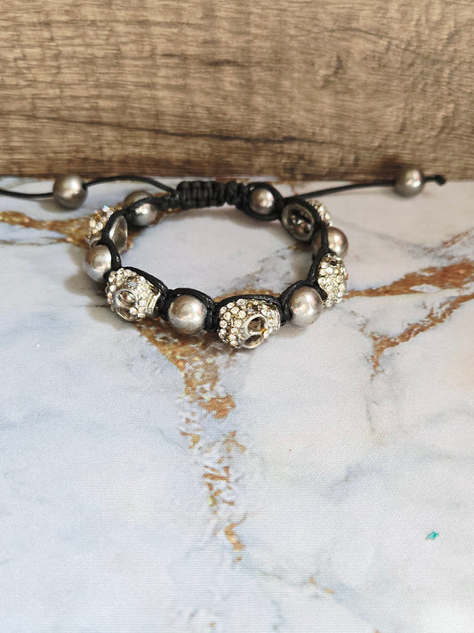 Crystal Skull Bracelet