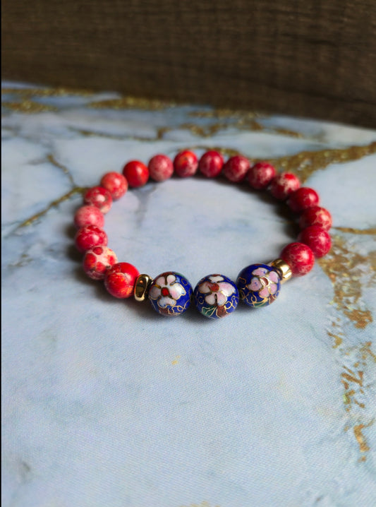 Anak Peranakan Red Jasper Bracelet